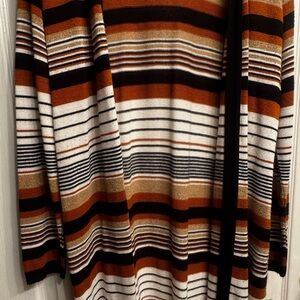 Long Knit Cardigan in Fall colors